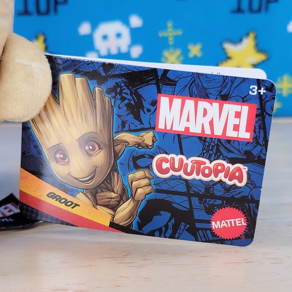 Mattel Marvel Cuutopia Groot 5" UltraSoft Stuffed Collectible Toy Plush New - Picture 5 of 6